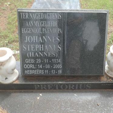 PRETORIUS Johannes Stephanus 1934-2005