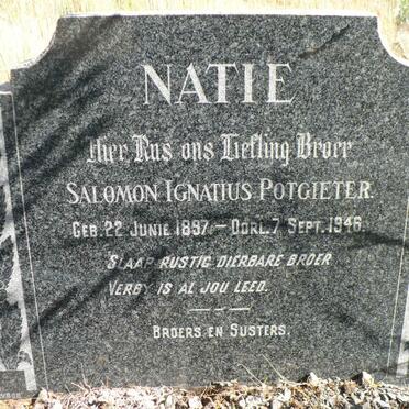POTGIETER Salomon Ignatius 1897-1946