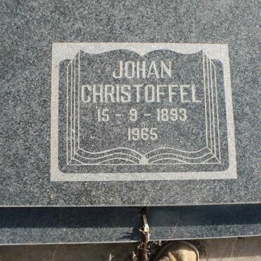 PIENAAR Johan Christoffel 1893-1965