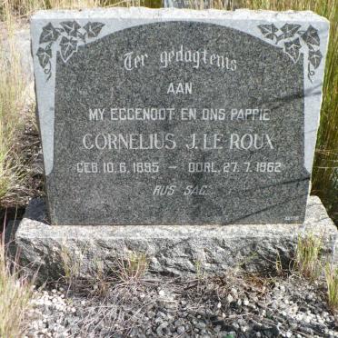 ROUX Cornelius J., le 1895-1962