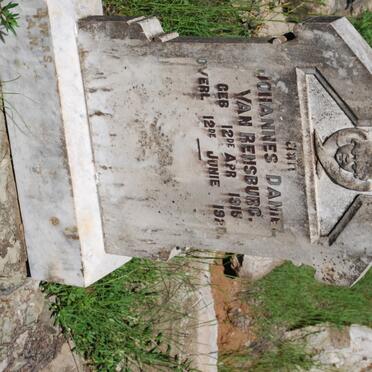 RENSBURG Johannes Daniel, van 1915-1920