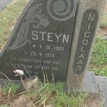 STEYN Nicolaas 1909-1979