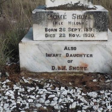 SHONE Nomé nee HILDER 1898-1930 :: SHONE Daughter