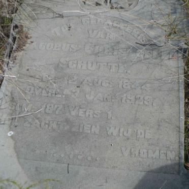 SCHUTTE Jacobus Christoffel 1844-1929