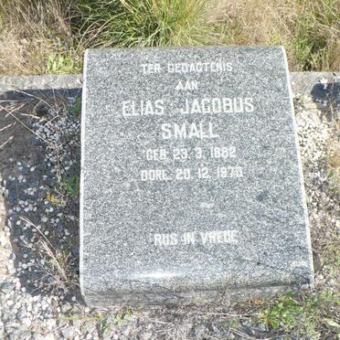 SMALL Elias Jacobus 1882-1970