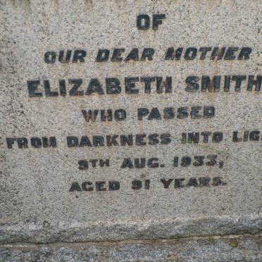 SMITH Elizabeth -1933