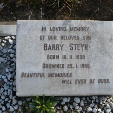 STEYN Barry 1939-1955