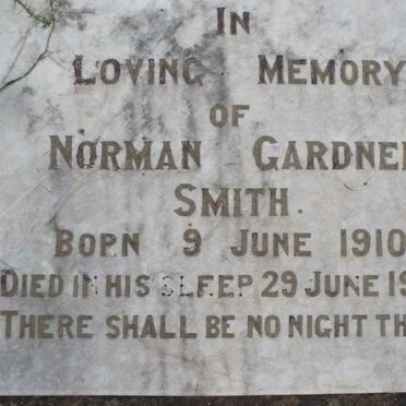 SMITH Norman Gardner 1910-1943