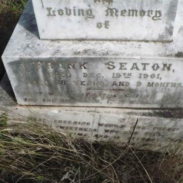 SEATON Frank -1901