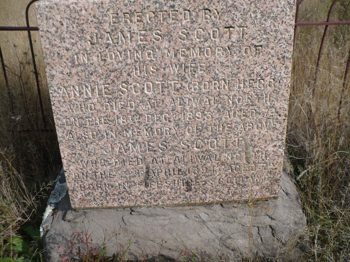 SCOTT James -1894 &amp; Annie HEGG -1893