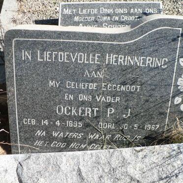 SCHOEMAN Ockert P.J. 1895-1967 &amp; Anne VAN BLERK