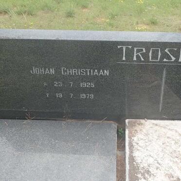 TROSKIE Johan Christiaan 1925-1979
