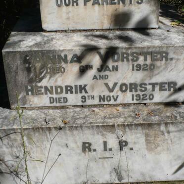 VORSTER Hendrik -1920 &amp; Anna -1920