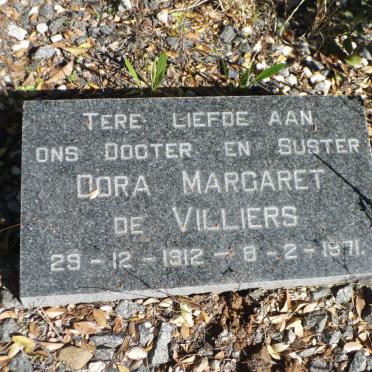 VILLIERS Dora Margaret, de 1912-1971