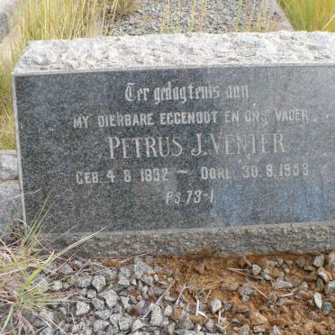 VENTER Petrus J. 1892-1953