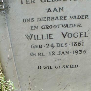 VOGEL Willie 1861-1935