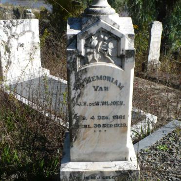 VILJOEN J.H. de W. 1861-1928