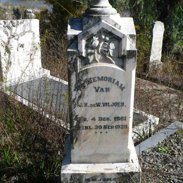 VILJOEN J.H. de W. 1861-1928
