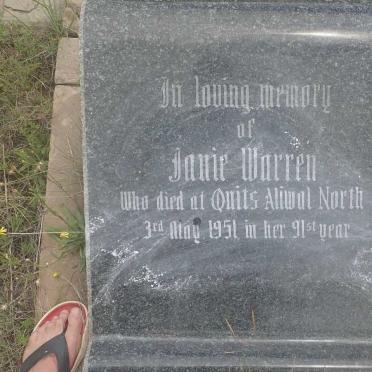 WARREN Janie -1951
