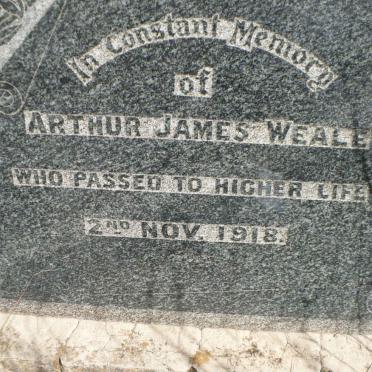 WEALE Arthur James -1918