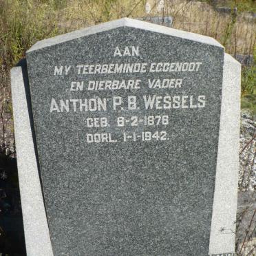 WESSELS Anthon P.B. 1876-1942
