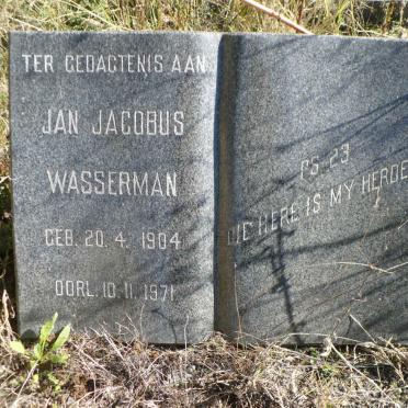 WASSERMAN Jan Jacobus 1904-1971