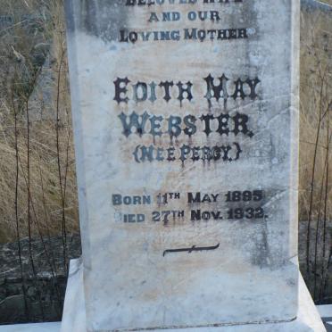 WEBSTER Edith May nee PERCY 1895-1932