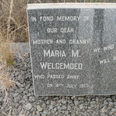 WELGEMOED Maria M. -1929