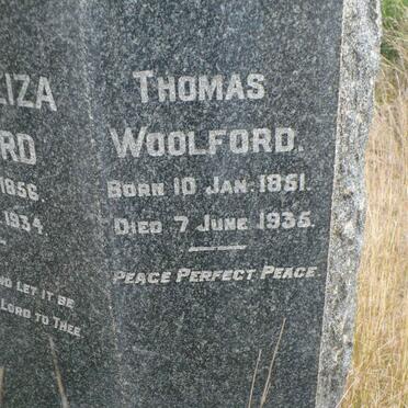WOOLFORD Thomas 1851-1935