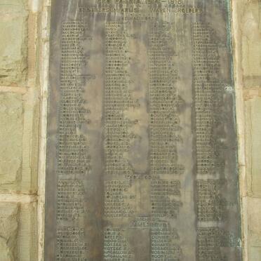Eastern Cape, ALIWAL NORTH, World War 1 and 2, Memorials