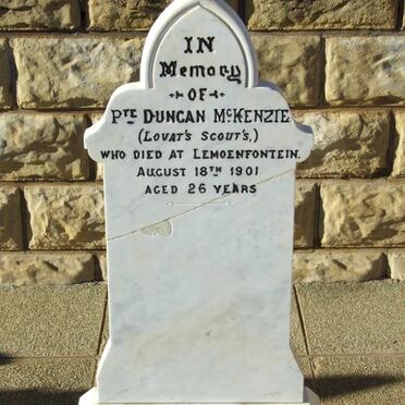 McKENZIE Duncan -1901