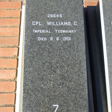 WILLIAMS C. -1901