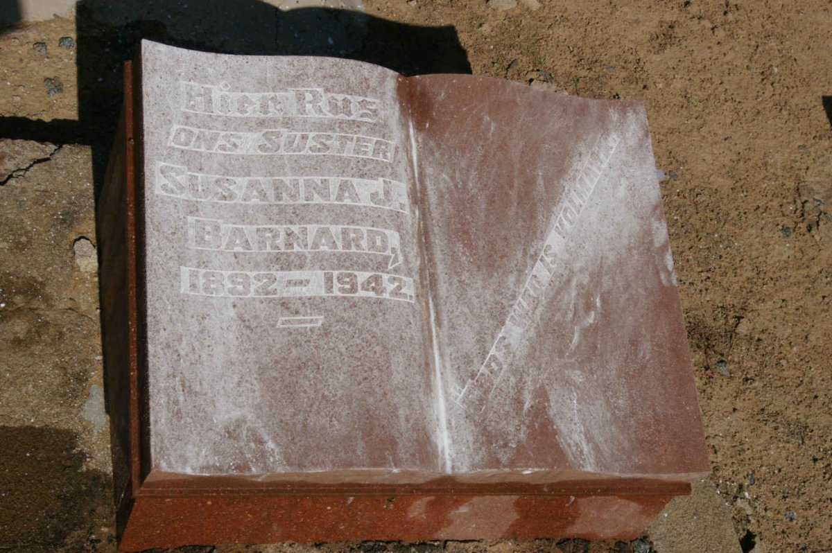 BARNARD Susanna J. 1892-1942