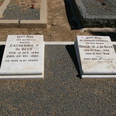 BEER Benjamin J., de 1896-1946 &amp; Catherina P. 1896-1980