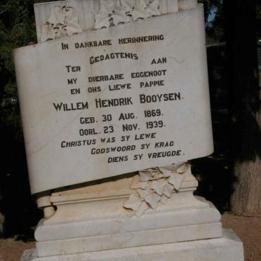 BOOYSEN Willem Hendrik 1869-1939