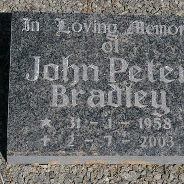 BRADLEY Johannes A. 1922-2003 &amp; Josephine 1923-1989 :: BRADLEY John Peter 1958-2003