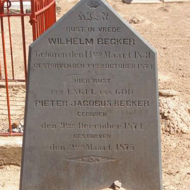 BECKER Wilhelm 1831-1874 :: BECKER Pieter Jacobus 1871-1875