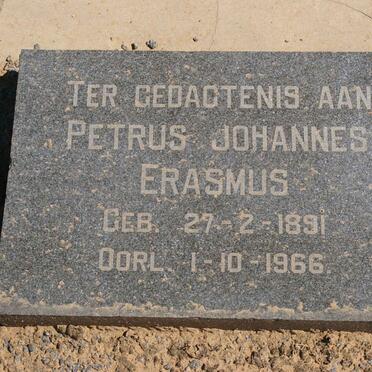 ERASMUS Petrus Johannes 1891-1966