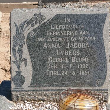 EYBERS Anna Jacoba nee BLOM 1902-1951