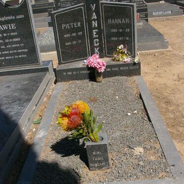 ECK Pieter, van 1905-1995 &amp; Hannah 1908-1988