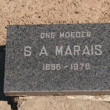 MARAIS P.B. 1887-1948 &amp; S.A. 1886-1976