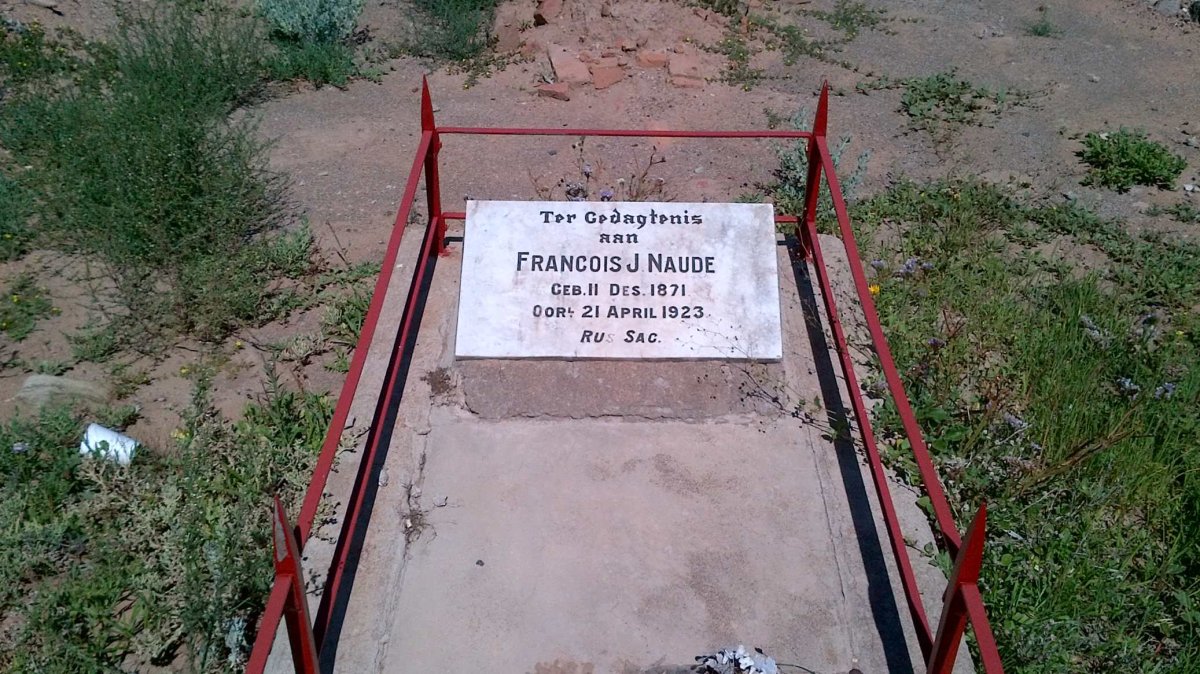 NAUDE Francois J. 1871-1923