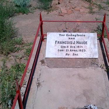 NAUDE Francois J. 1871-1923
