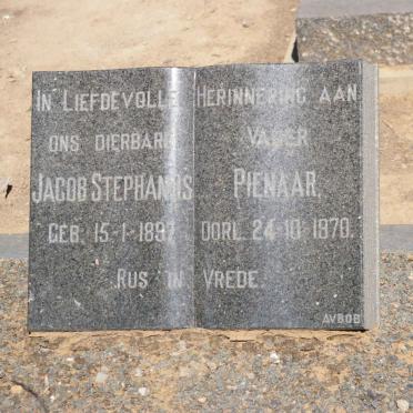 PIENAAR Jacobus Stephanus 1897-1970