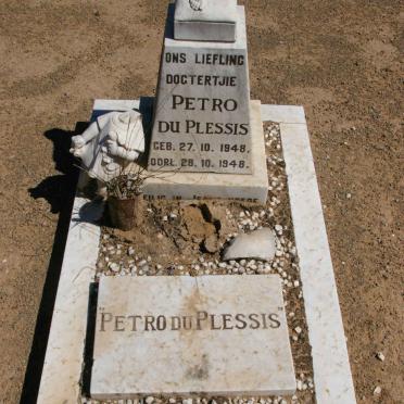 PLESSIS Petro, du 1948-1948
