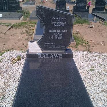 RALAWE Heidi Geonet Wandi 1976-2001