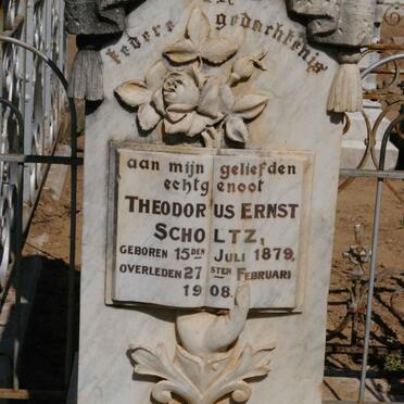 SCHOLTZ Theodorus Ernst 1879-1908