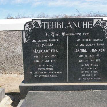 TERBLANCHE Daniël Hendrik 1894-1951 &amp; Cornelia Margaretha 1896-1976
