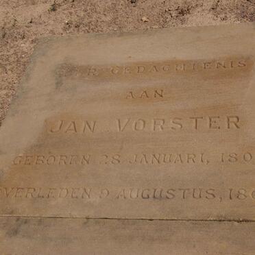 VORSTER Jan 1800-1862