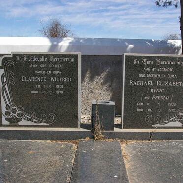 WOOD Clarence Wilfred 1902-1979 &amp; Rachael Elizabeth PEROLD 1909-1975